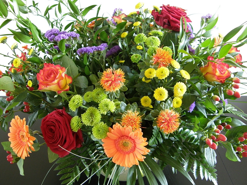Blumenstrau�, Ausschnitt
